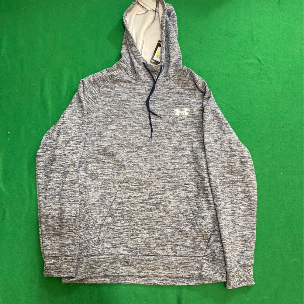 Under Armour Blue and White Hoodie